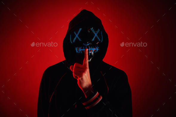 Scary hoodie online man